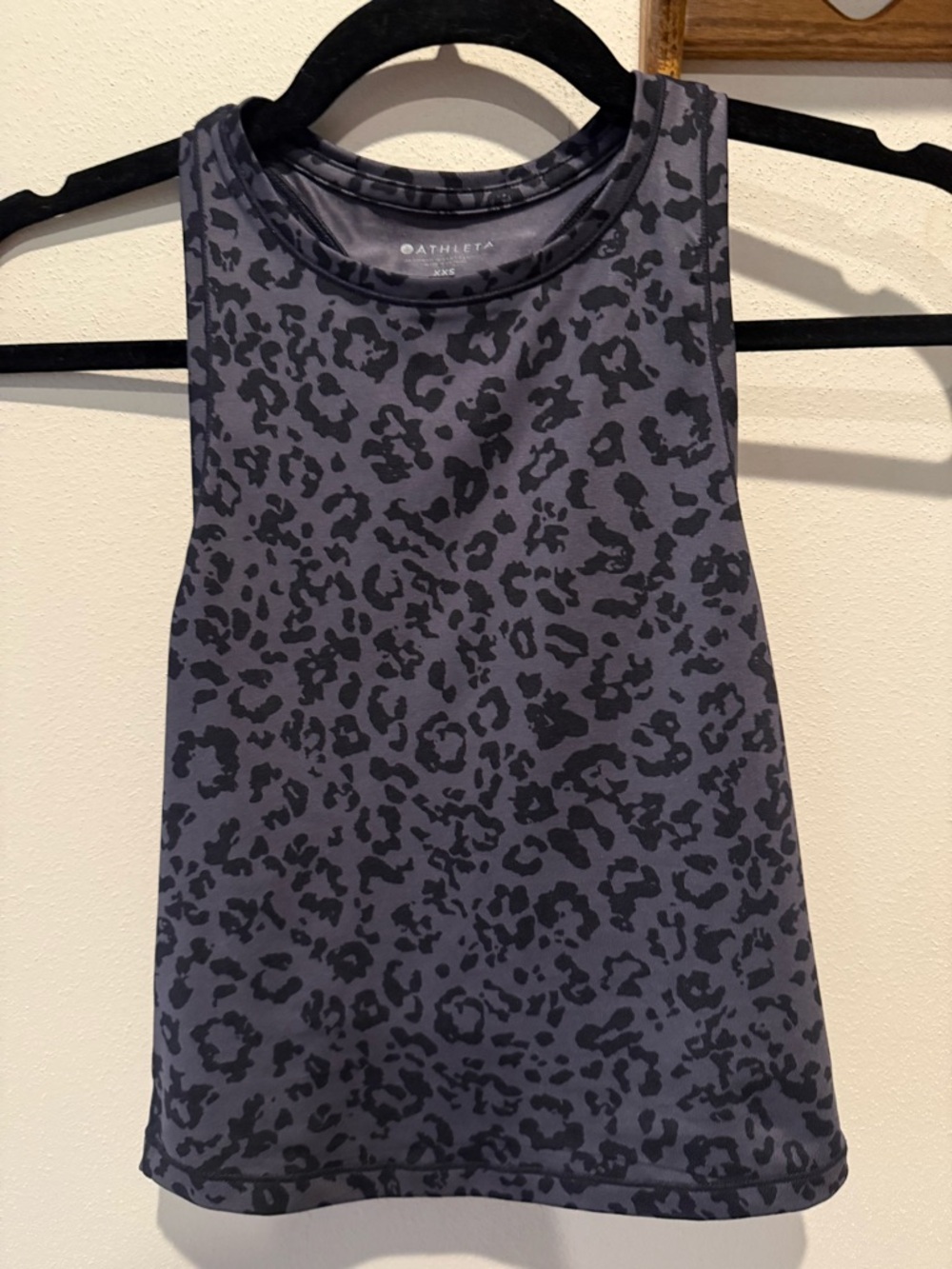Athleta Leopard Shanti Crop Tank Too, Women’s XXSMALL